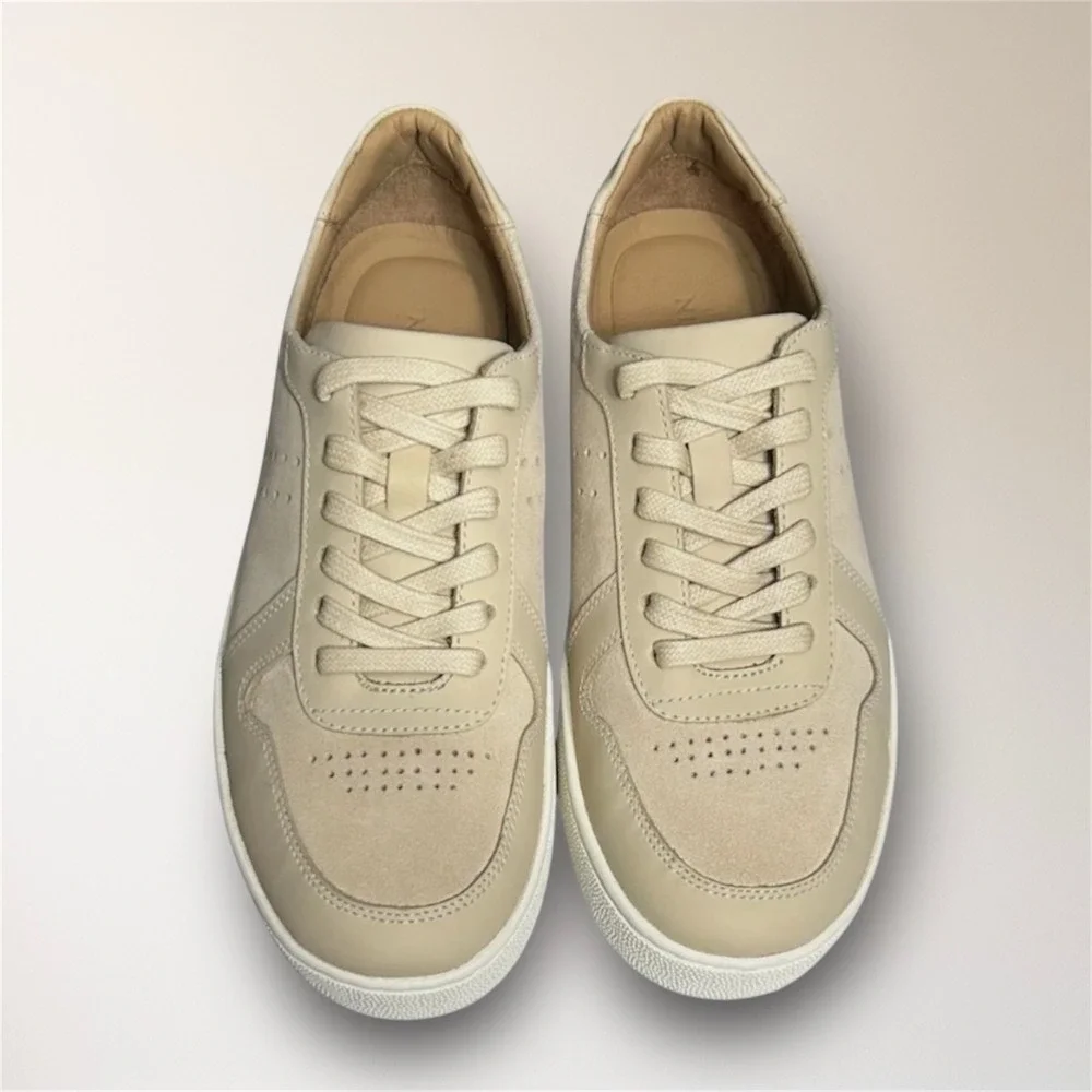 Nisolo Women's 5 Bone White‎ Leather Bria Go-To Court Sneakers New in Box $160